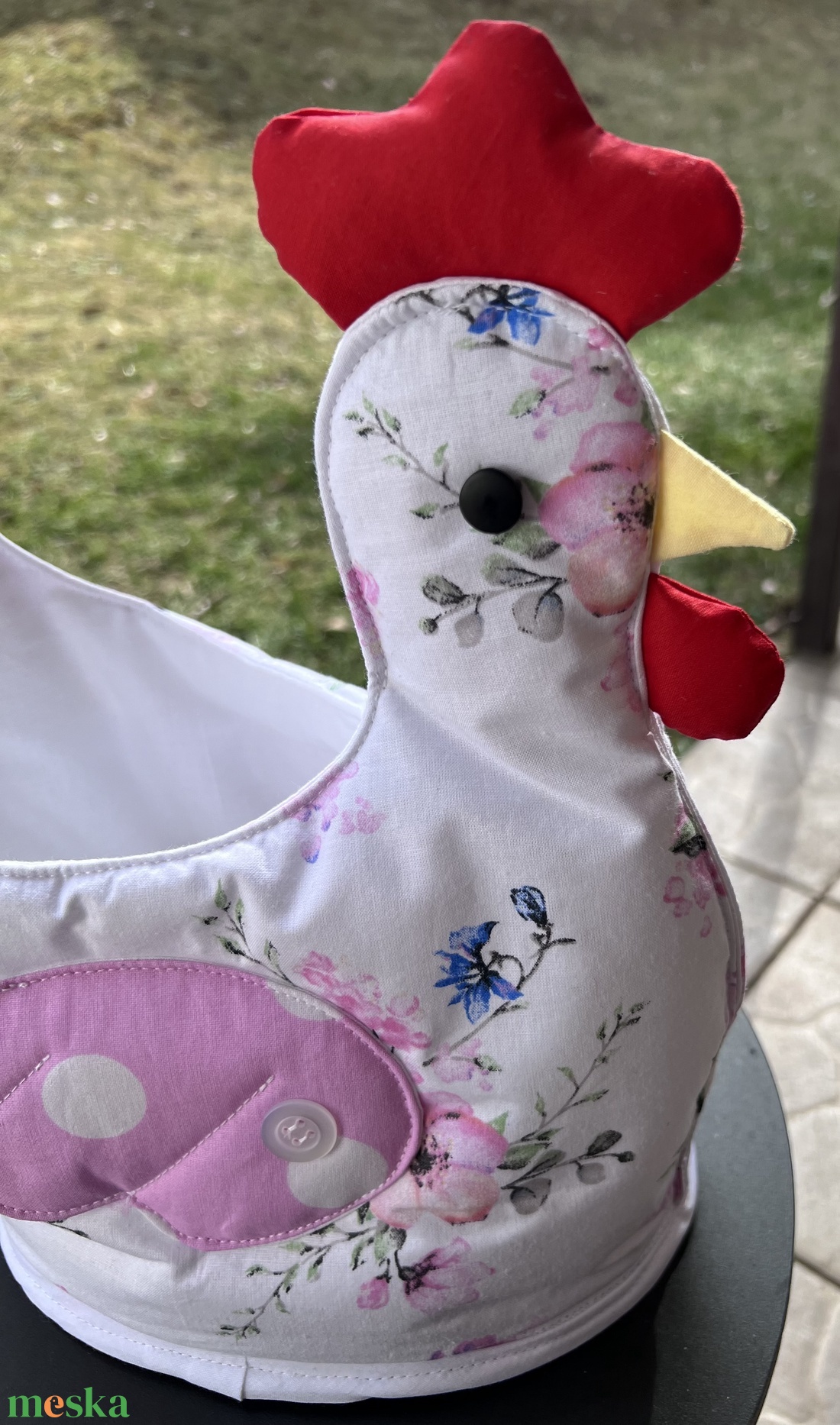 Húsvéti tojástartó tyúk - ünnepi díszek, dekorációk - húsvéti díszek és dekorációk - húsvéti tojástartó - Meska.hu