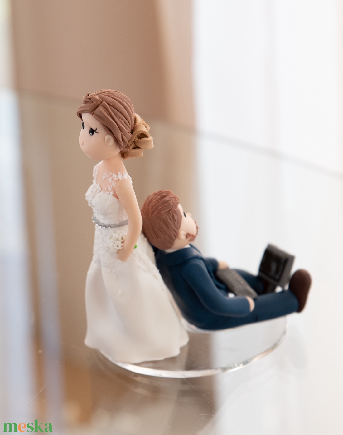 Személyre szabott egyedi tortadísz - esküvő - dekoráció - sütidísz - Meska.hu