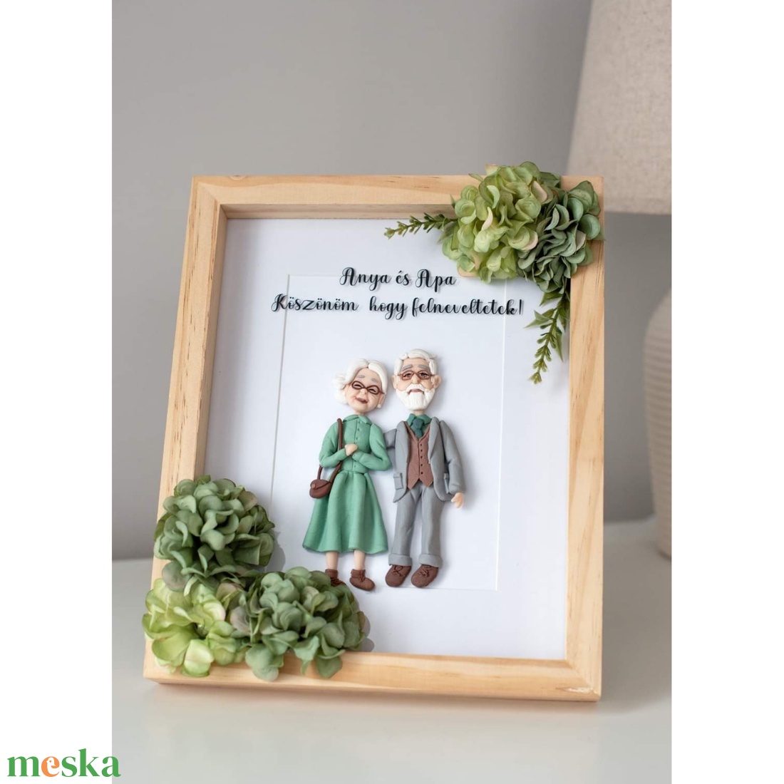 Szülőköszöntő  portré  - esküvő - emlék & ajándék - nászajándék - nászajándék gyűjtők - Meska.hu