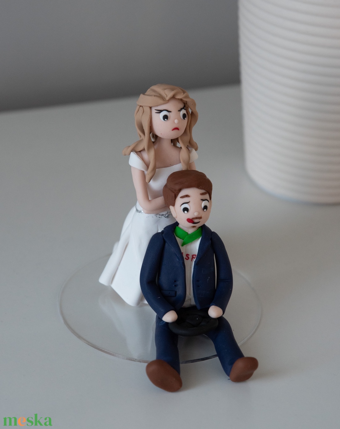 Személyre szabott egyedi tortadísz - esküvő - dekoráció - Meska.hu