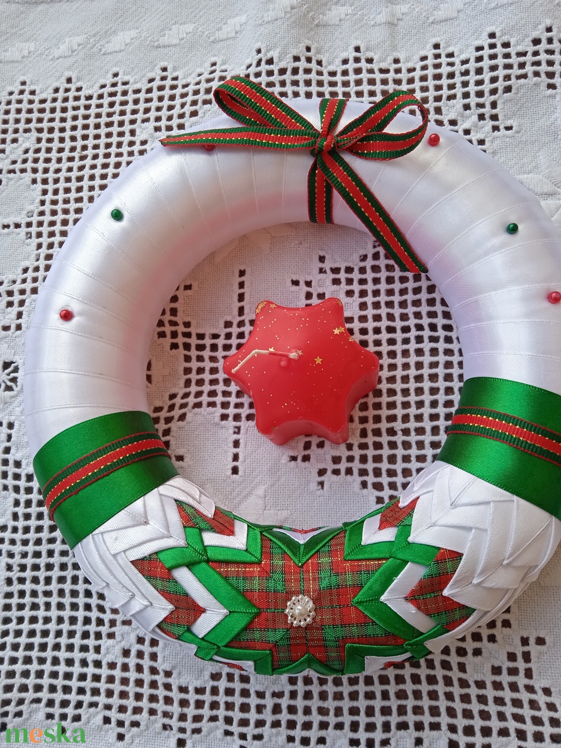 Karácsonyi ajtódísz - karácsony - adventi díszek - adventi koszorú - Meska.hu Karácsonyi ajtódísz - karácsony - adventi díszek - adventi koszorú - Meska.hu