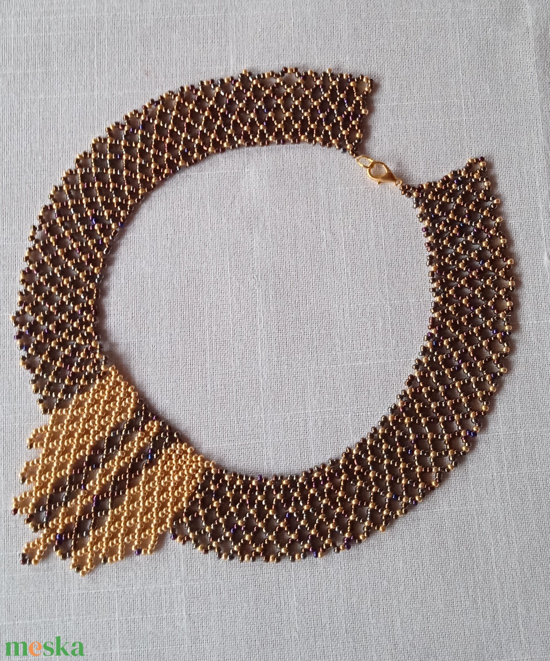 Elegáns gyöngy nyakék - ékszer - nyaklánc - gyöngyös nyaklánc - Meska.hu Elegáns gyöngy nyakék - ékszer - nyaklánc - gyöngyös nyaklánc - Meska.hu