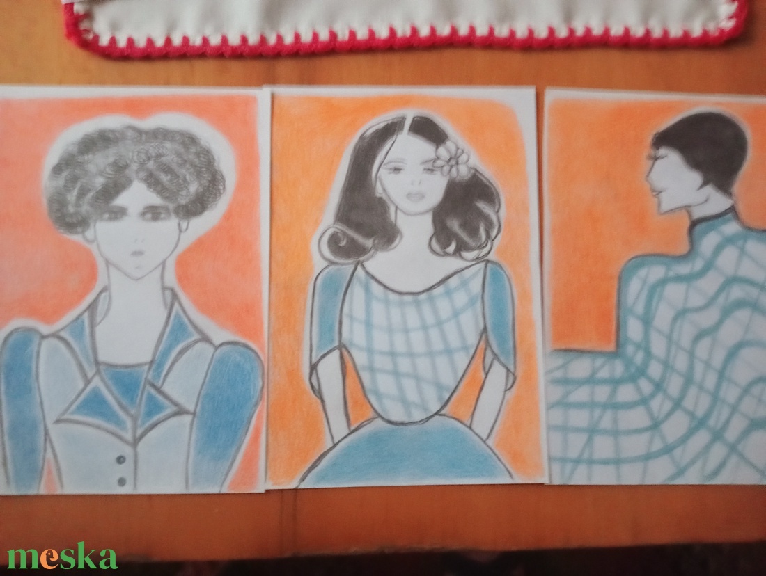 Kék és narancssárga kollekció - művészet - grafika & illusztráció - ceruzarajz - Meska.hu Kék és narancssárga kollekció - művészet - grafika & illusztráció - ceruzarajz - Meska.hu