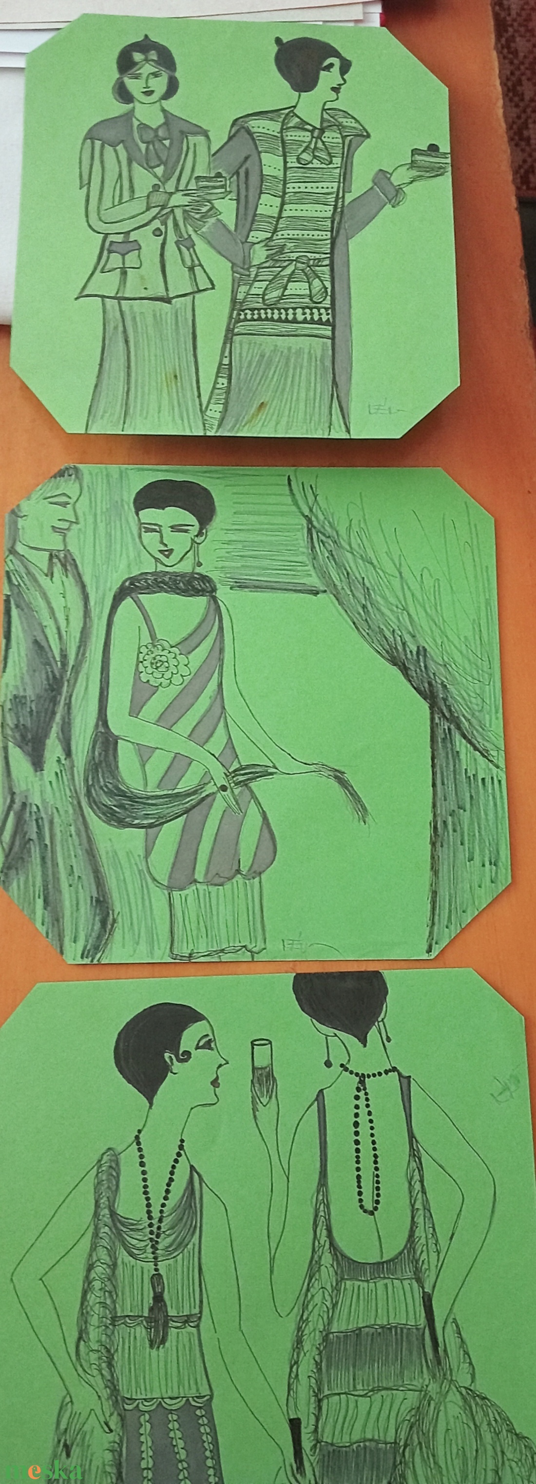 1920 - művészet - grafika & illusztráció - egyéb rajzok - Meska.hu