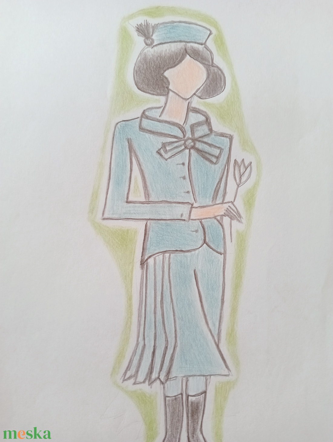 Hölgyek kollekció  - művészet - grafika & illusztráció - ceruzarajz - Meska.hu