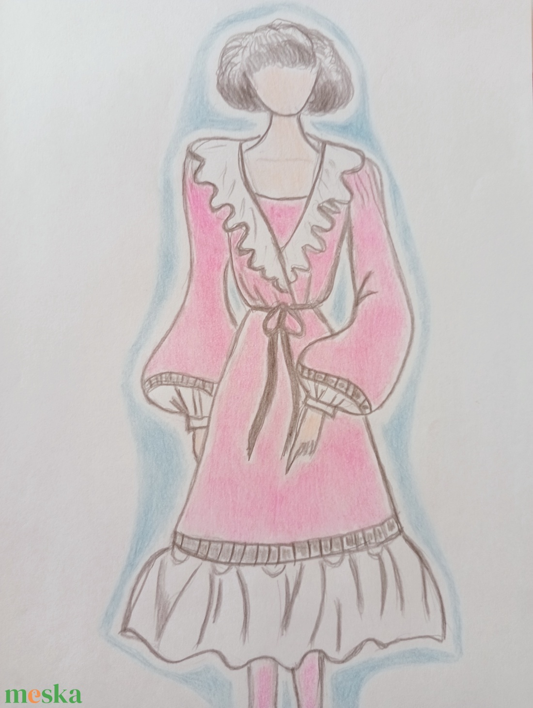 Hölgyek kollekció  - művészet - grafika & illusztráció - ceruzarajz - Meska.hu