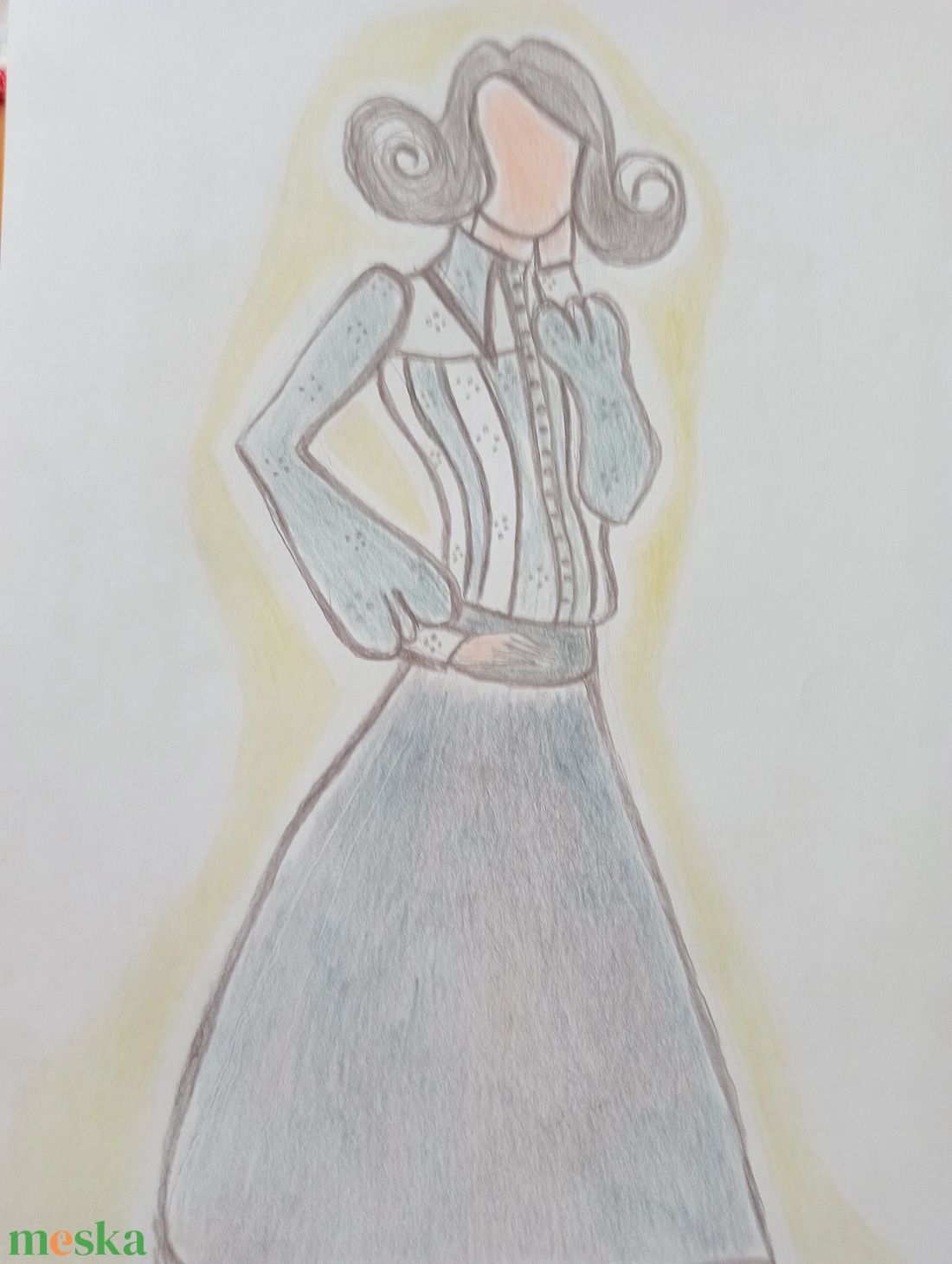 Hölgyek kollekció  - művészet - grafika & illusztráció - ceruzarajz - Meska.hu