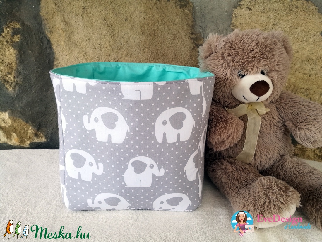 Textil tároló babaszobába - - Meska.hu Textil tároló babaszobába - - Meska.hu