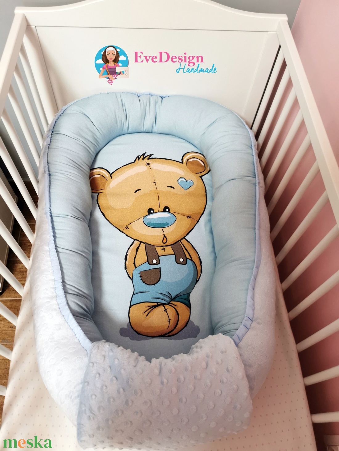 Babafészek prémium pamutból - játék & sport - babalátogató ajándékcsomag - Meska.hu Babafészek prémium pamutból - játék & sport - babalátogató ajándékcsomag - Meska.hu