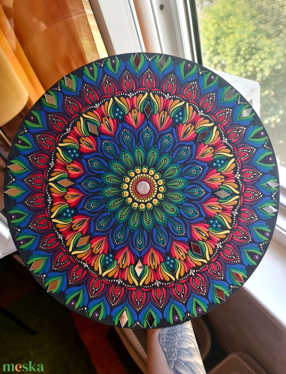Színes mandala - otthon & életmód - dekoráció - spiritualitás - mandala - Meska.hu