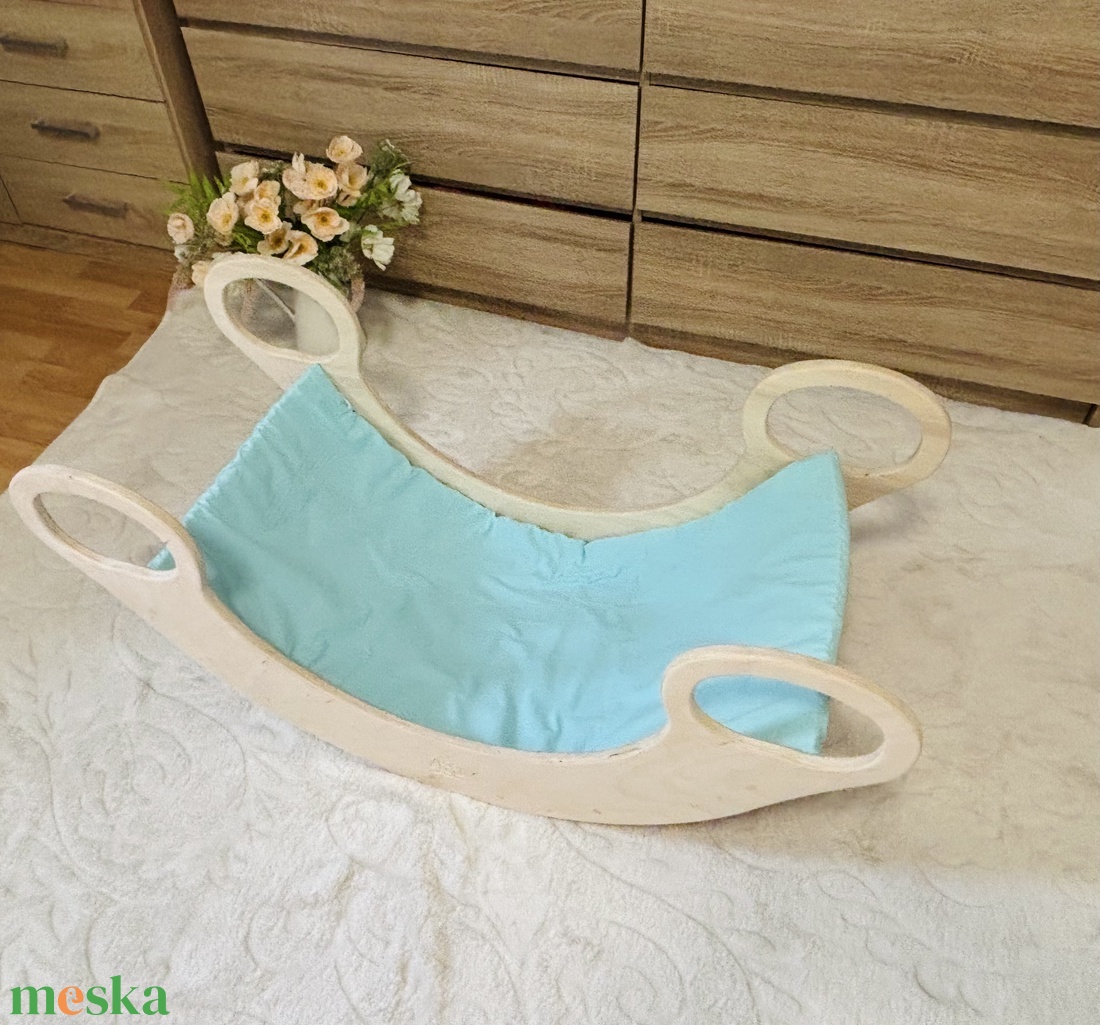 Szivárványhinta párna - játék & sport - készségfejlesztő és logikai játék - montessori szivárvány, waldorf játékok - Meska.hu