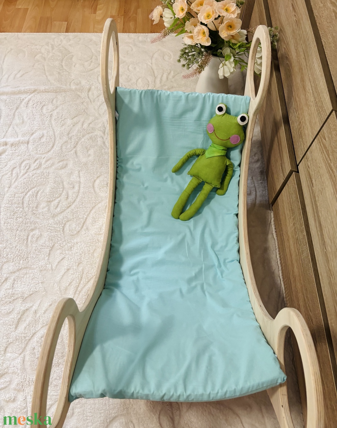 Szivárványhinta párna - játék & sport - készségfejlesztő és logikai játék - montessori szivárvány, waldorf játékok - Meska.hu