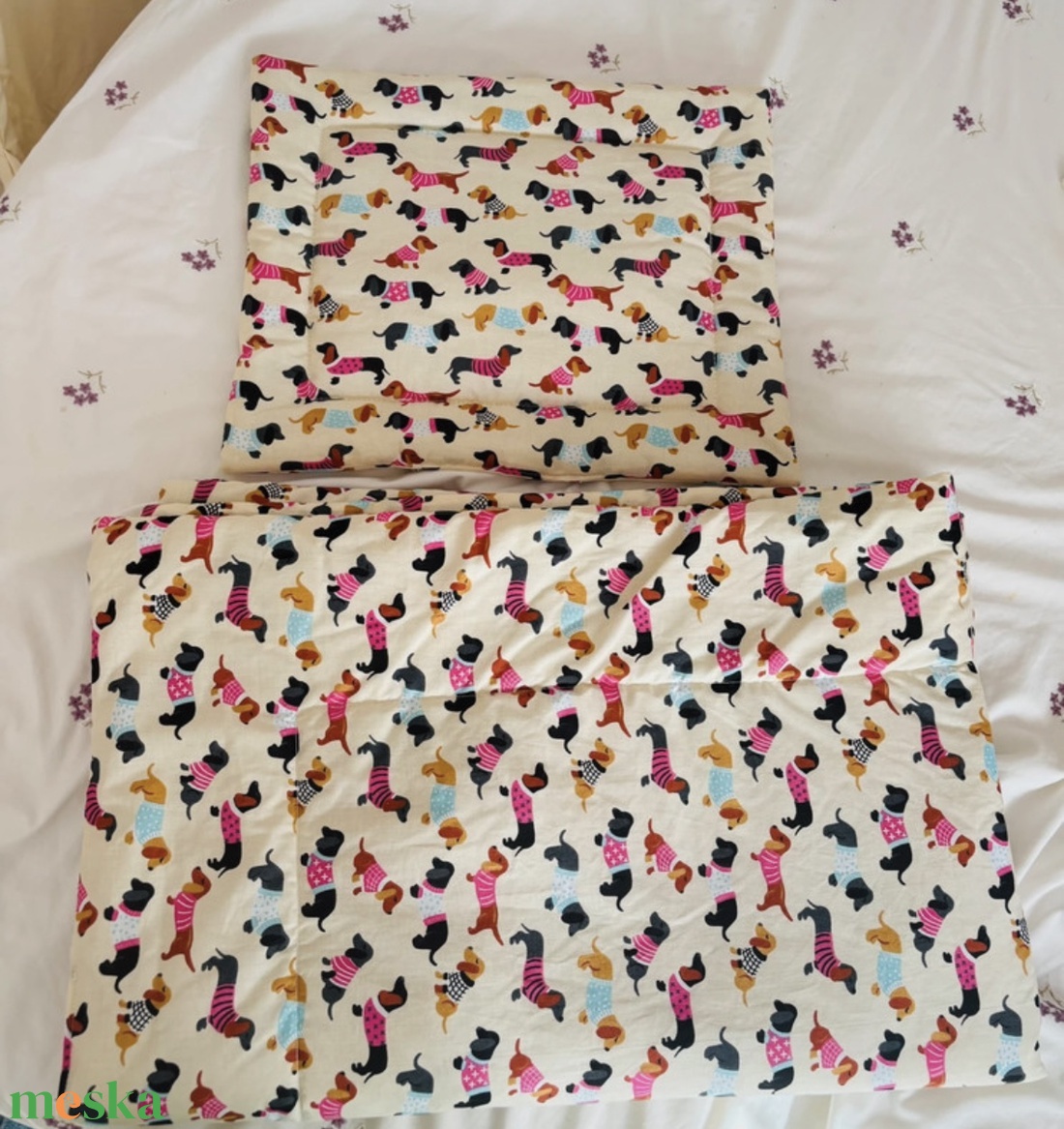 Tacskós ágynemű szett  - játék & sport - ovis felszerelés - ovis ágynemű - Meska.hu