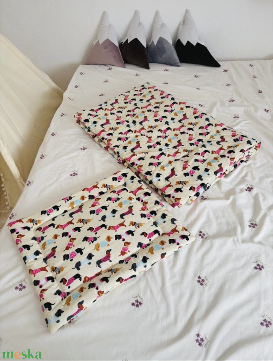 Tacskós ágynemű szett  - játék & sport - ovis felszerelés - ovis ágynemű - Meska.hu