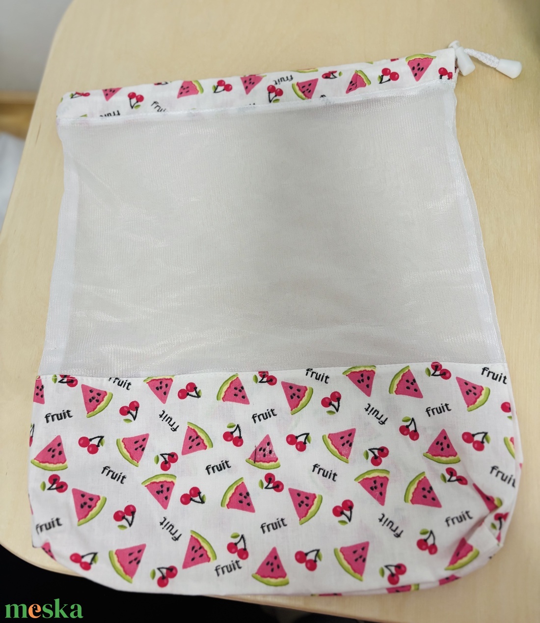 Dinnyés szatyor - táska & tok - bevásárlás & shopper táska - shopper, textiltáska, szatyor - Meska.hu