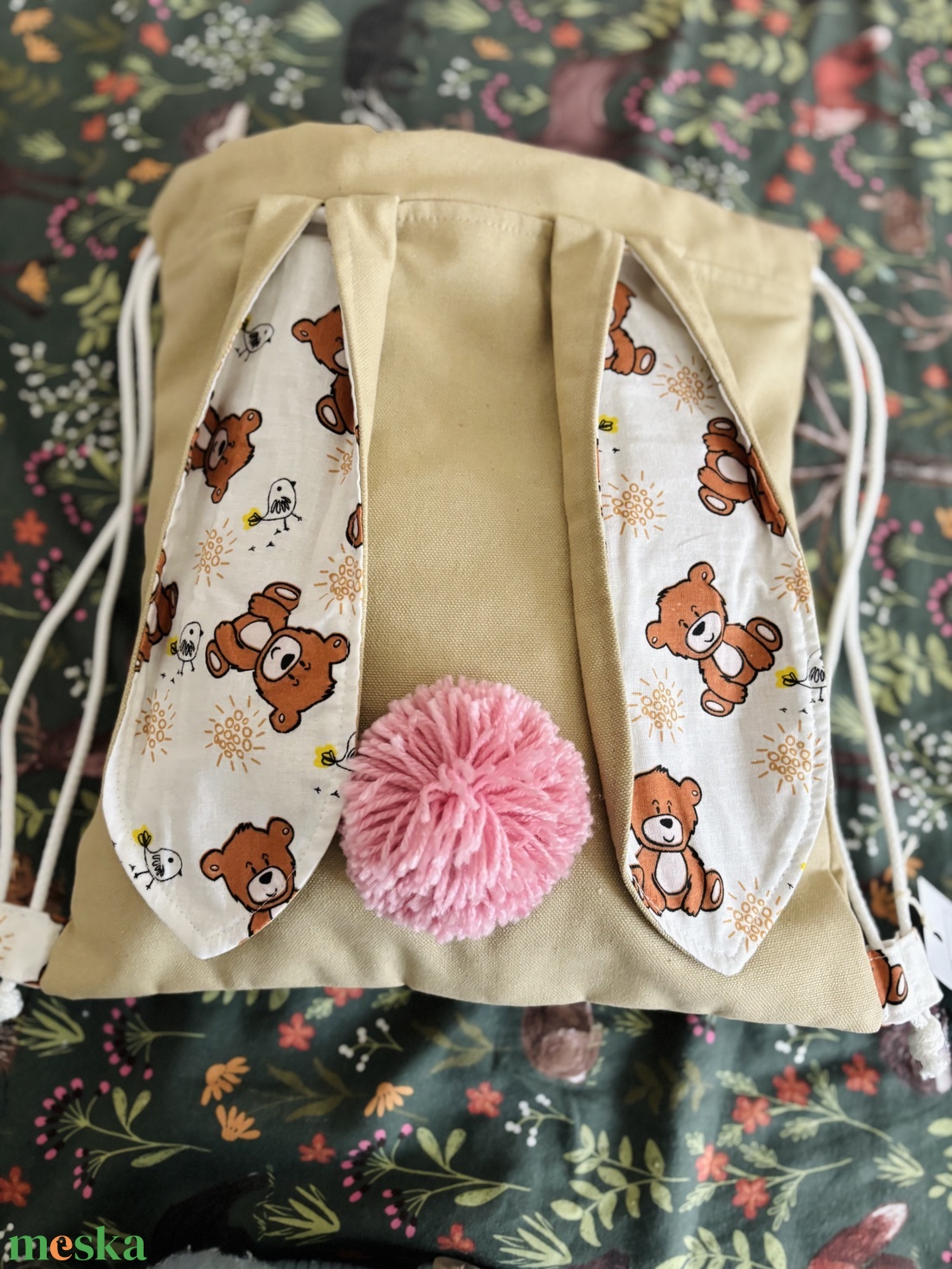 Macis hátizsák - játék & sport - ovis felszerelés - ovis hátizsák - Meska.hu