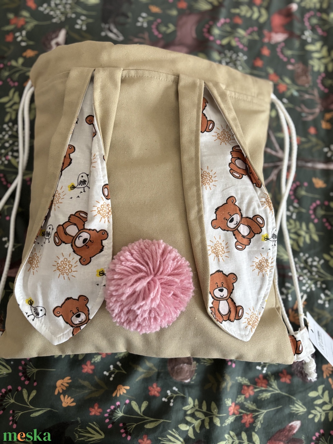 Macis hátizsák - játék & sport - ovis felszerelés - ovis hátizsák - Meska.hu