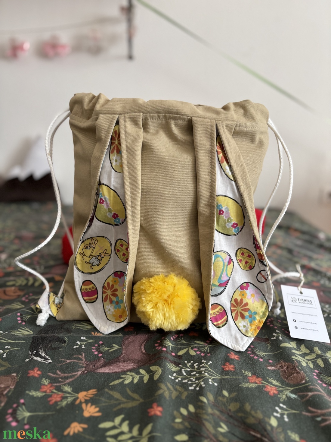 Tojásos hátizsák - táska & tok - hátizsák - kishátizsák - Meska.hu