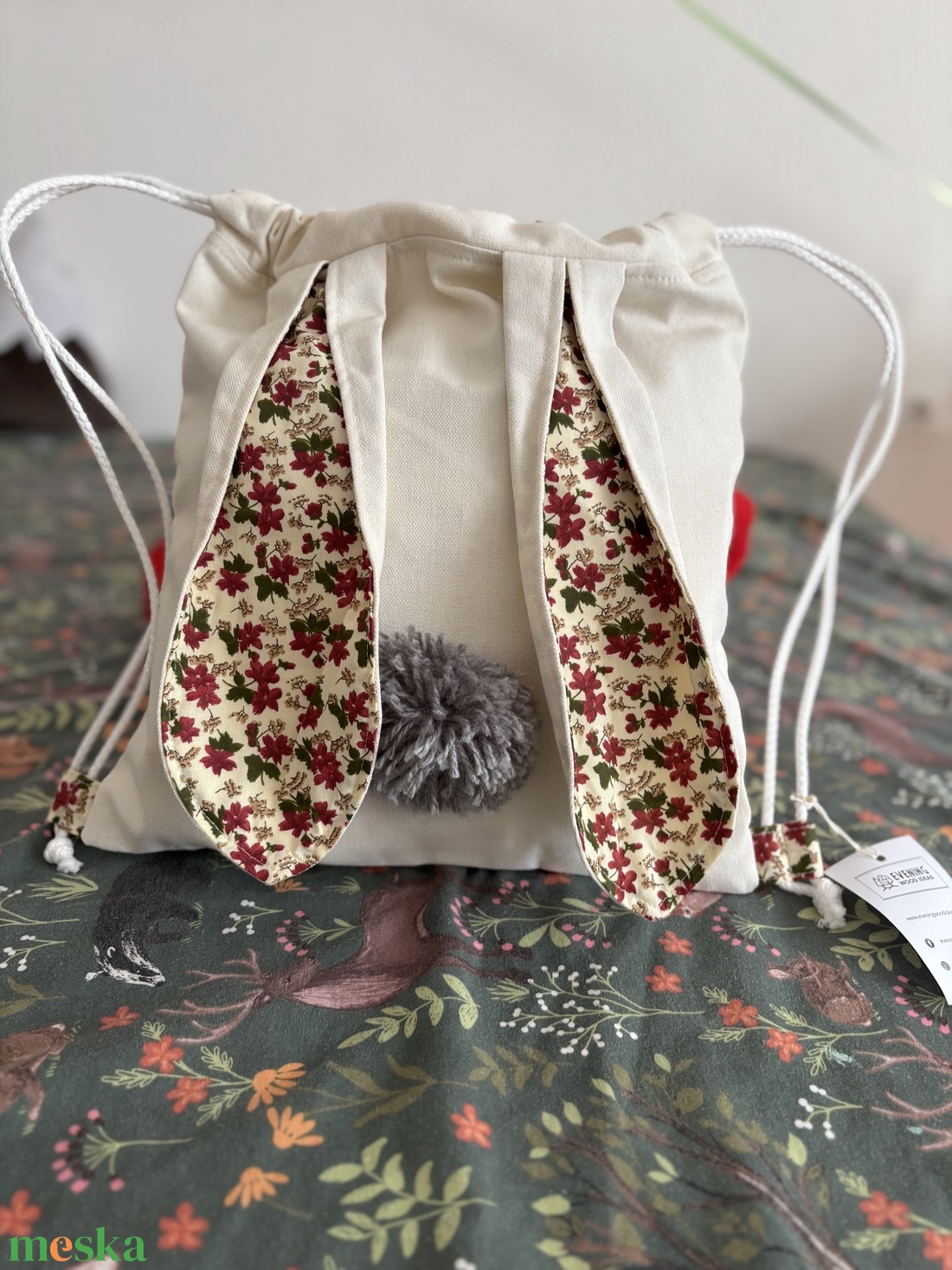 Virágos hátizsák - játék & sport - ovis felszerelés - ovis hátizsák - Meska.hu