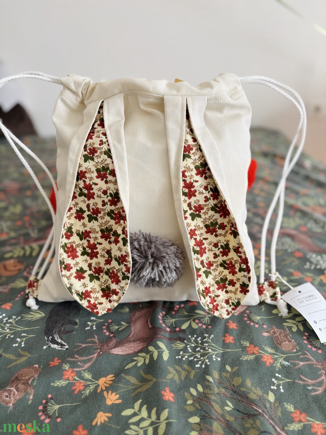 Virágos hátizsák - játék & sport - ovis felszerelés - ovis hátizsák - Meska.hu