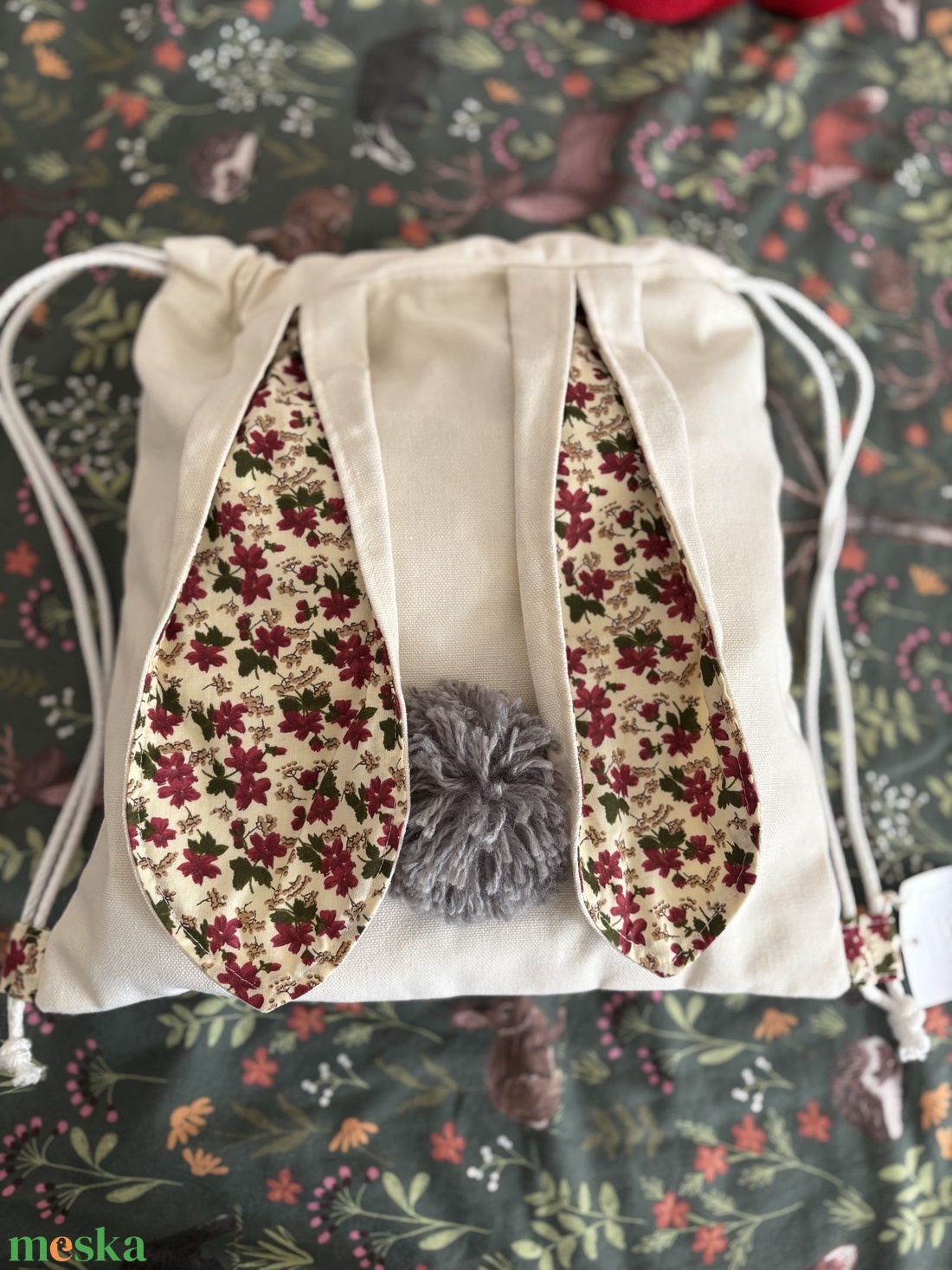 Virágos hátizsák - játék & sport - ovis felszerelés - ovis hátizsák - Meska.hu