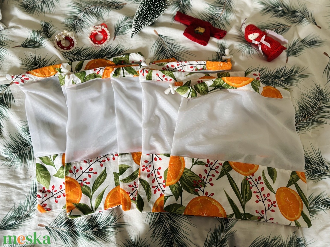 Narancsos szatyor - táska & tok - bevásárlás & shopper táska - shopper, textiltáska, szatyor - Meska.hu