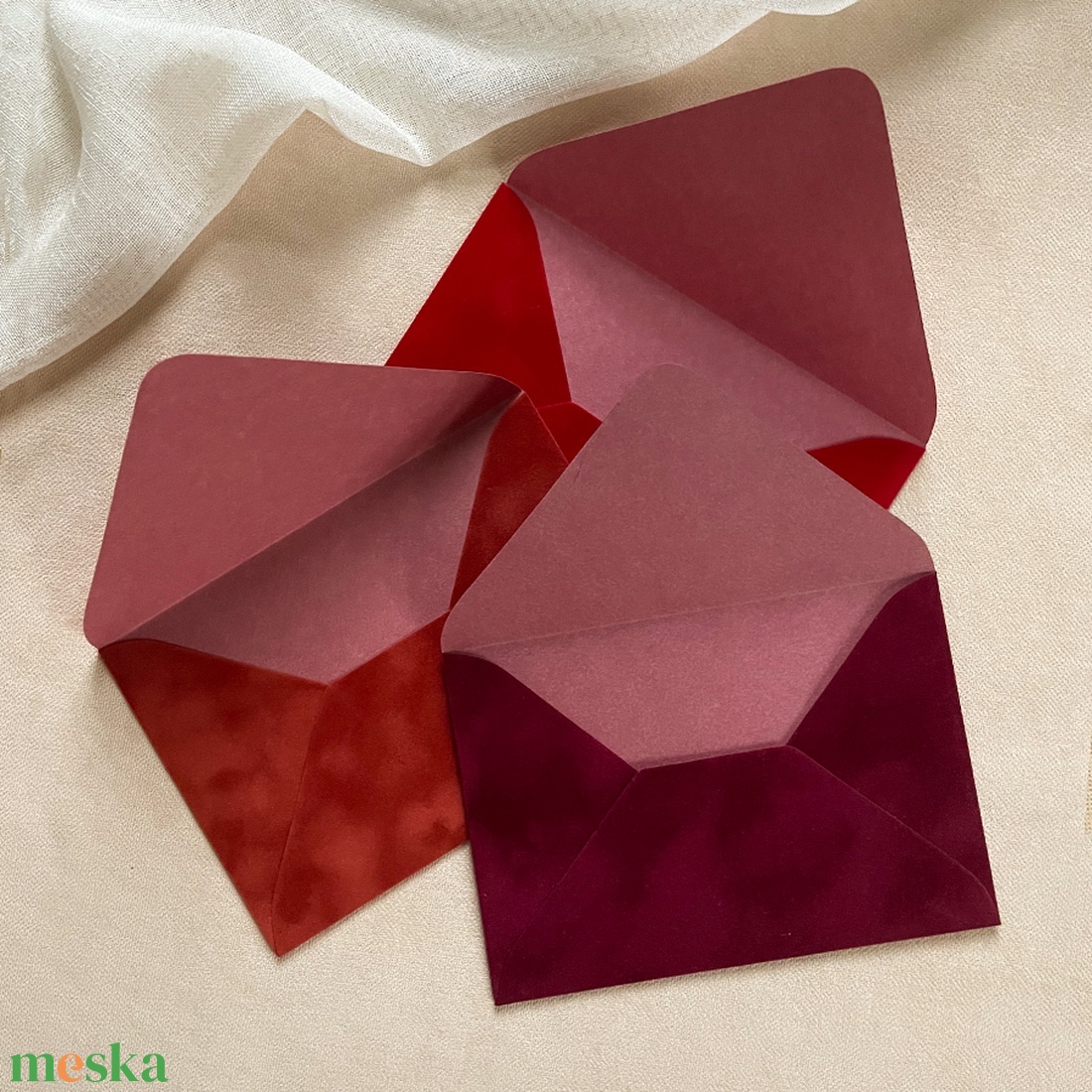 BÁRSONY/PLÜSS BORÍTÉK - ROZSDA - otthon & életmód - papír, írószer - boríték - Meska.hu