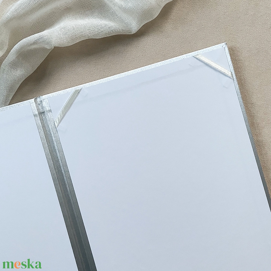 Ezüst oklevéltartó díszmappa - A5 - A4 - A3 - otthon & életmód - papír, írószer - mappa - Meska.hu