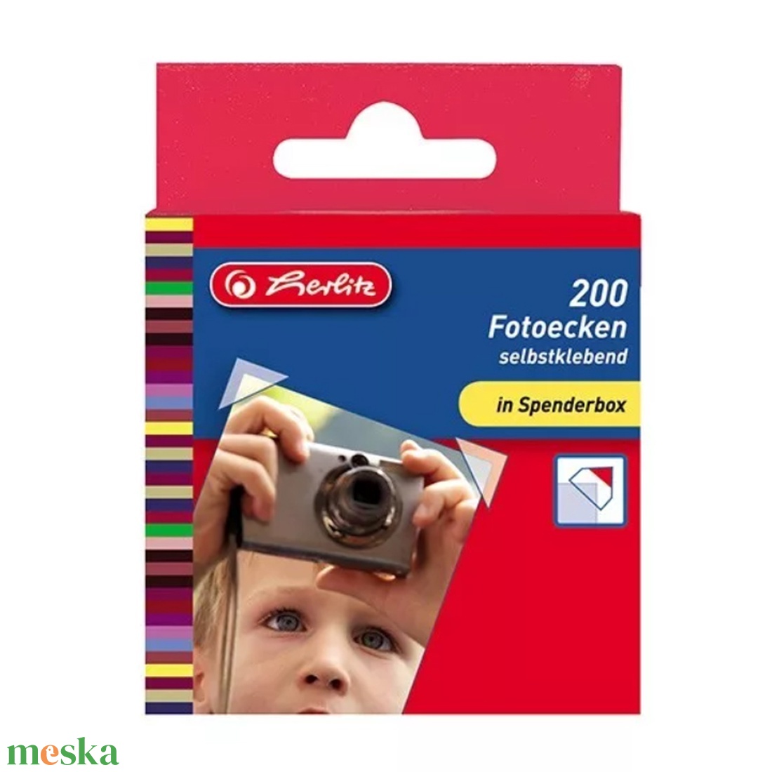 Öntapadó fotósarok Fotóalbumhoz - 200 db átlátszó sarok - otthon & életmód - papír, írószer - album & fotóalbum - Meska.hu