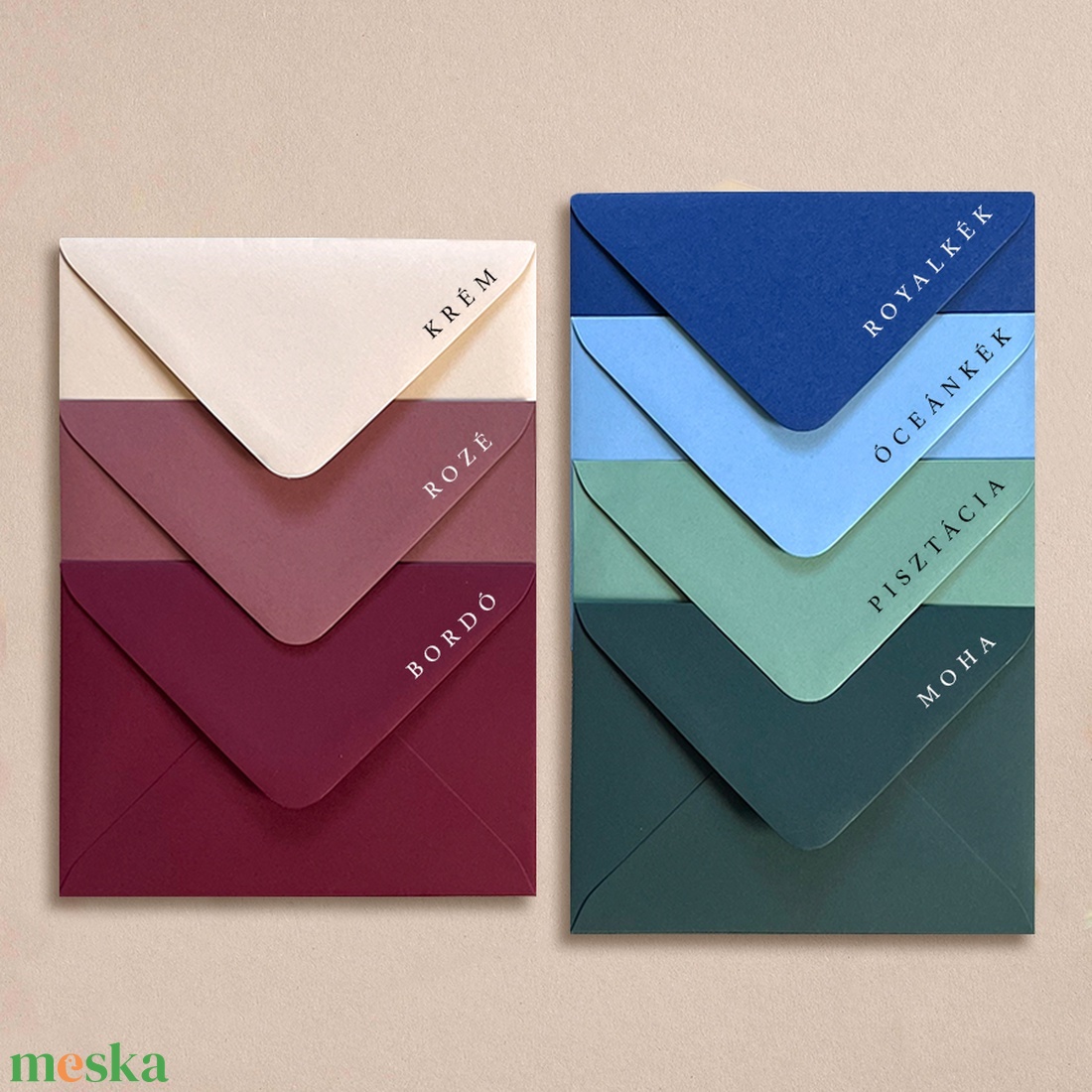 EGYEDI RENDELÉS - PRÉMIUM SZÍNES BORÍTÉK - C6 - otthon & életmód - papír, írószer - boríték - Meska.hu