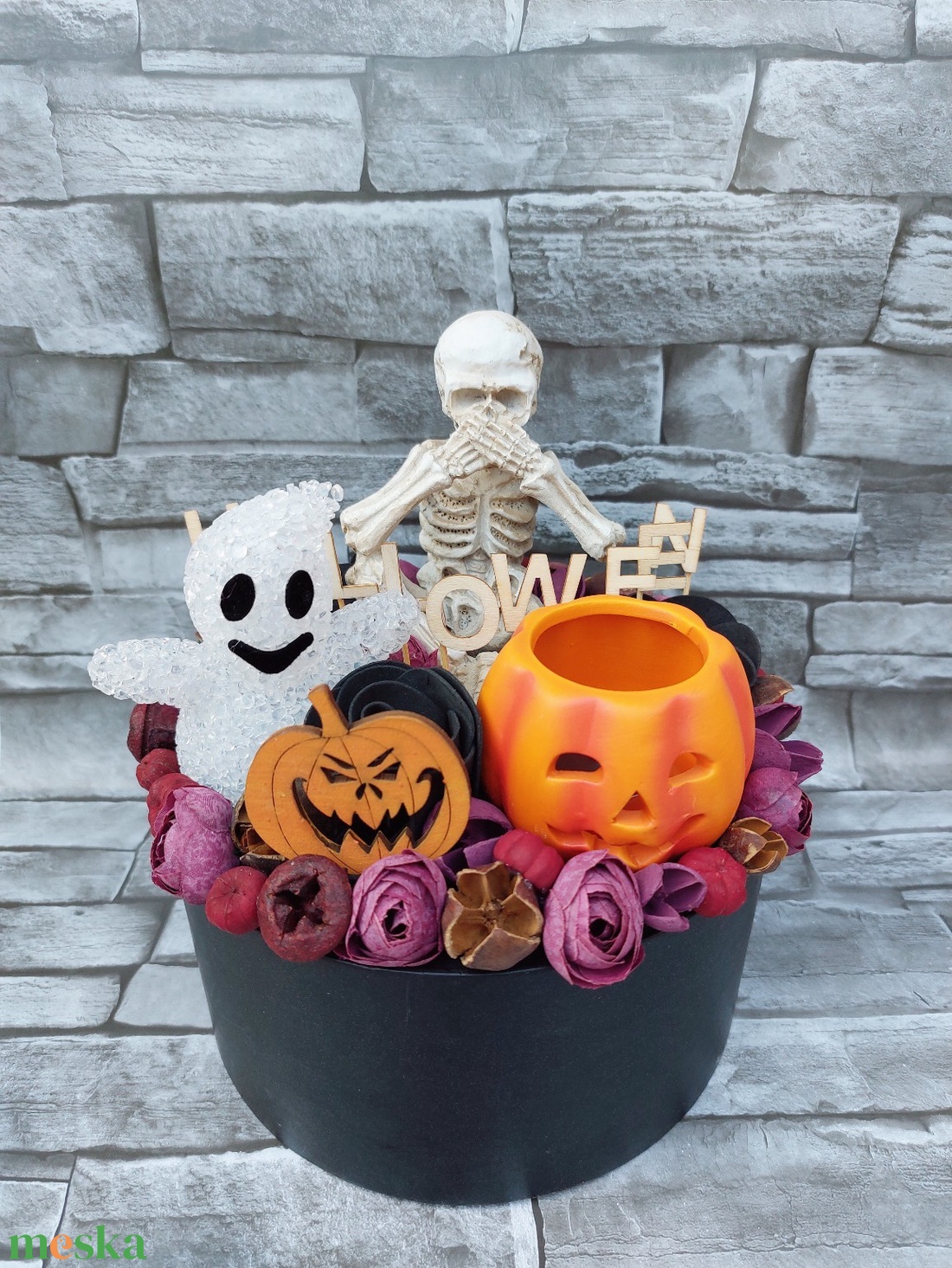 Halloween asztaldísz - otthon & életmód - dekoráció - halloween - halloweeni dekoráció - Meska.hu Halloween asztaldísz - otthon & életmód - dekoráció - halloween - halloweeni dekoráció - Meska.hu