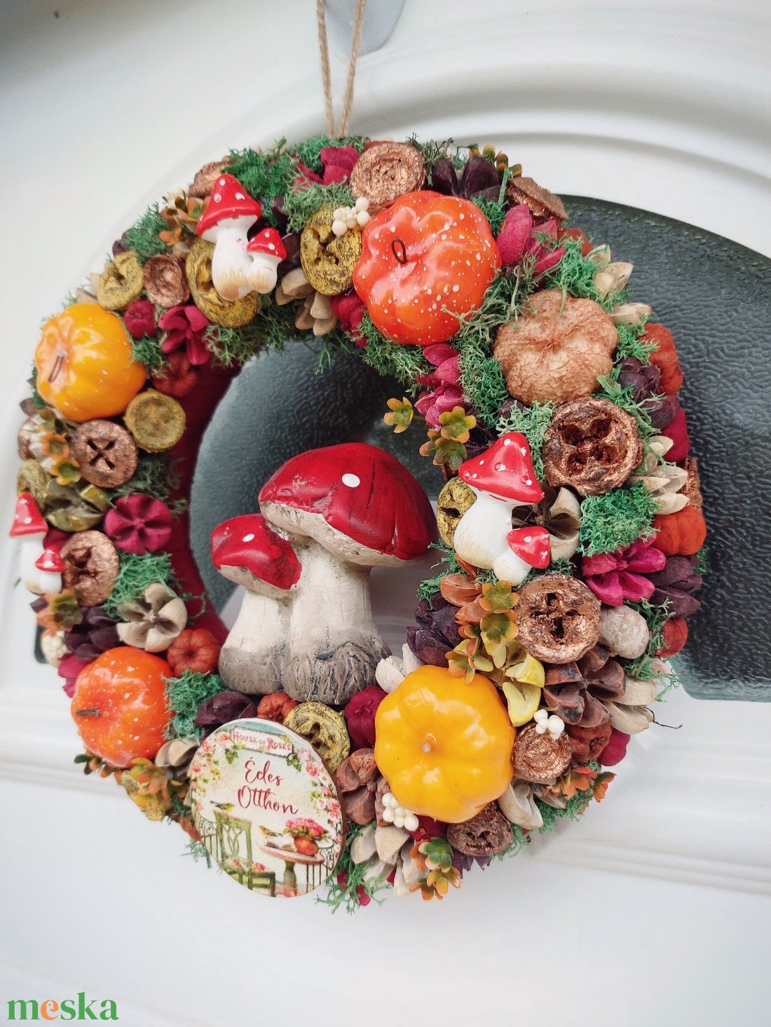 Őszi ajtódísz - otthon & életmód - dekoráció - ajtó- és ablak dekoráció - ajtódísz & kopogtató - Meska.hu