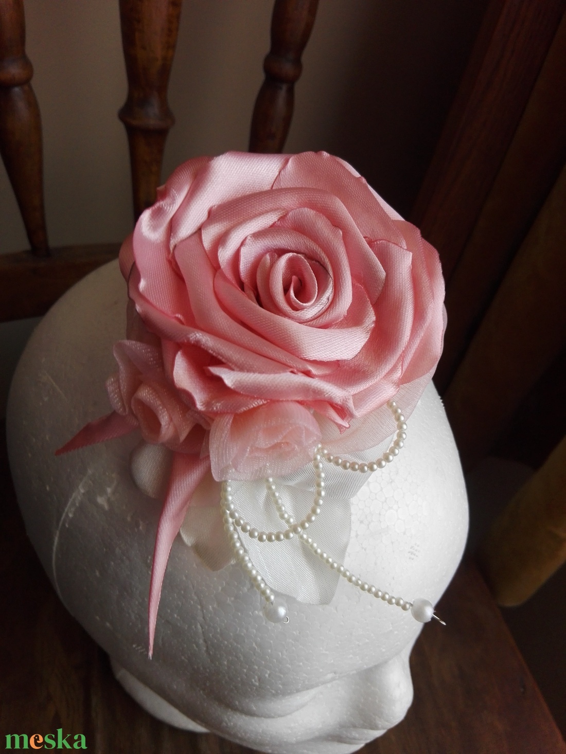 Hajdísz rózsakedvelőknek  - esküvő - hajdísz - kontydísz & hajdísz - Meska.hu