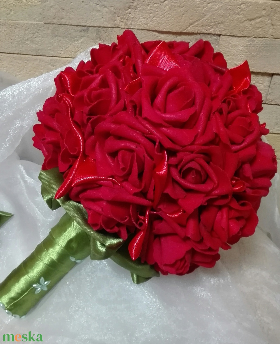Red Rose menyasszonyi csokor - esküvő - menyasszonyi- és dobócsokor - Meska.hu Red Rose menyasszonyi csokor - esküvő - menyasszonyi- és dobócsokor - Meska.hu