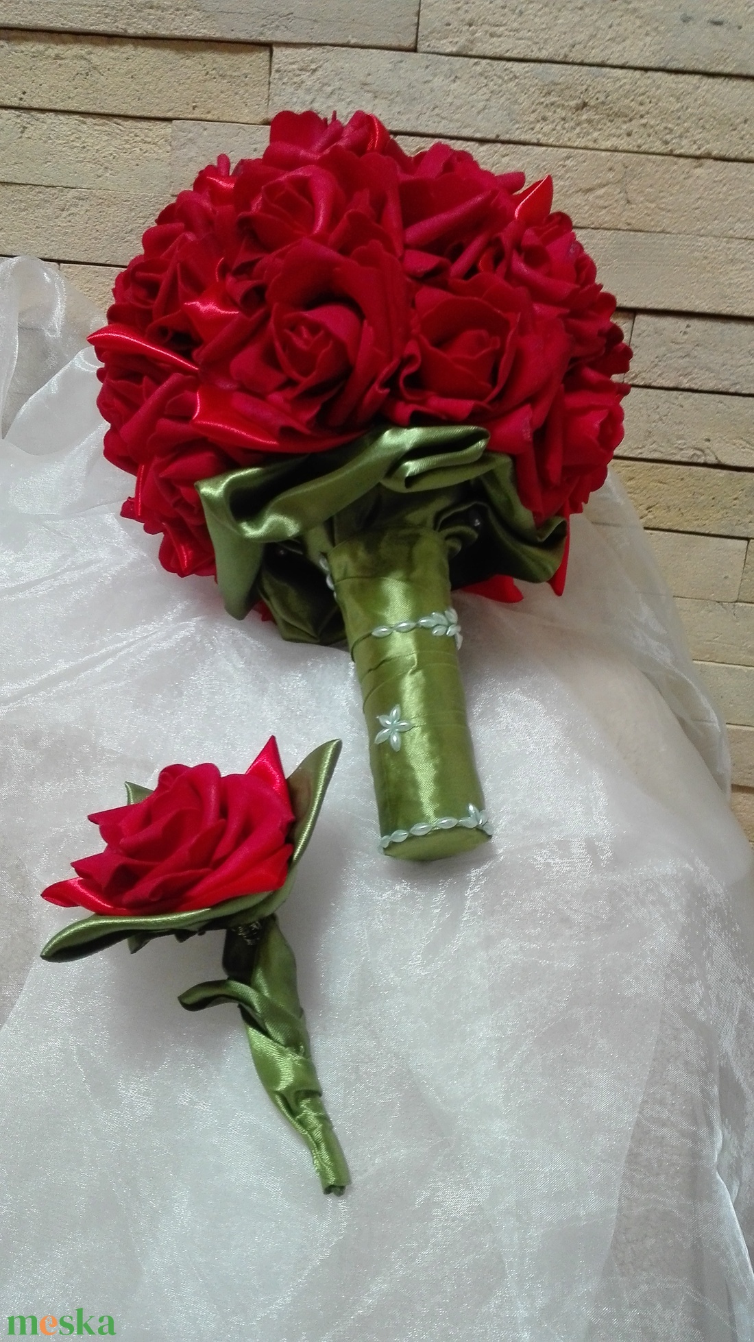 Red Rose menyasszonyi csokor - esküvő - menyasszonyi- és dobócsokor - Meska.hu Red Rose menyasszonyi csokor - esküvő - menyasszonyi- és dobócsokor - Meska.hu