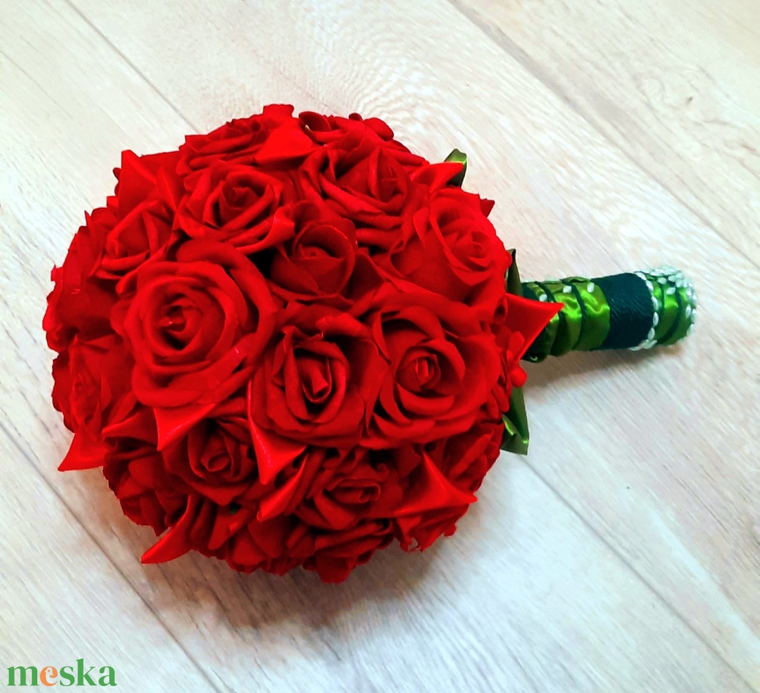 Red Rose menyasszonyi csokor - esküvő - menyasszonyi- és dobócsokor - Meska.hu Red Rose menyasszonyi csokor - esküvő - menyasszonyi- és dobócsokor - Meska.hu