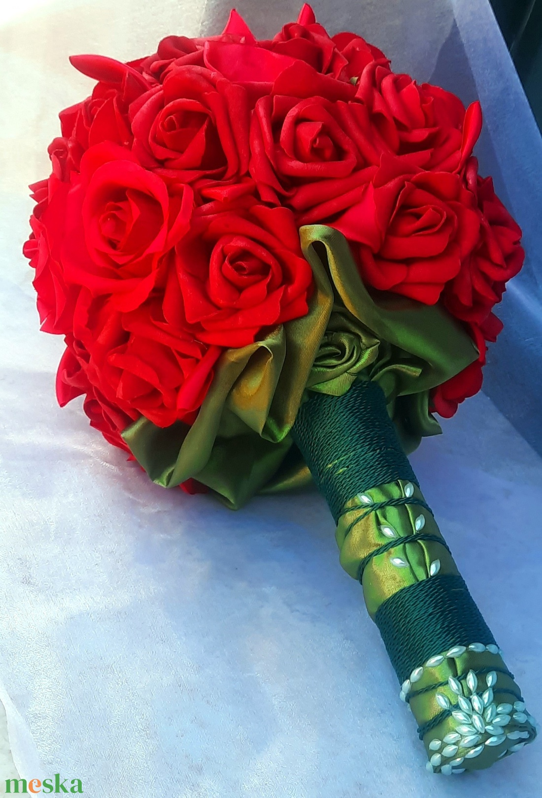 Red Rose menyasszonyi csokor - esküvő - menyasszonyi- és dobócsokor - Meska.hu Red Rose menyasszonyi csokor - esküvő - menyasszonyi- és dobócsokor - Meska.hu