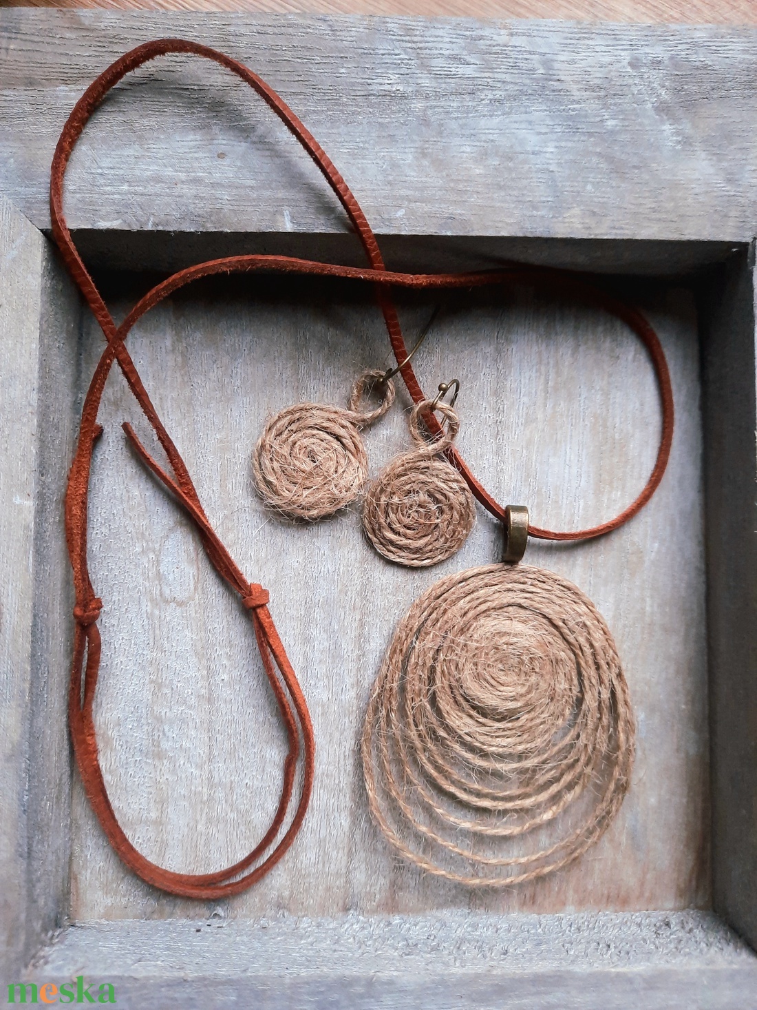 Kender zsinóros ékszerszett - ékszer - ékszerszett - Meska.hu