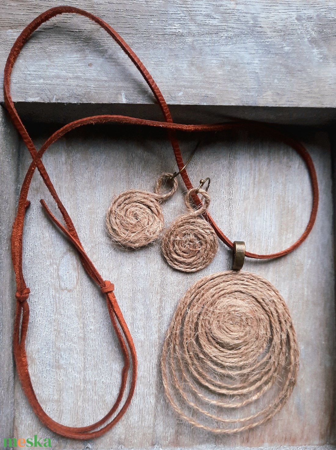 Kender zsinóros ékszerszett - ékszer - ékszerszett - Meska.hu