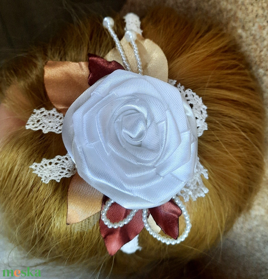 Bieder moments hajpánt - esküvő - hajdísz - hajpánt - Meska.hu