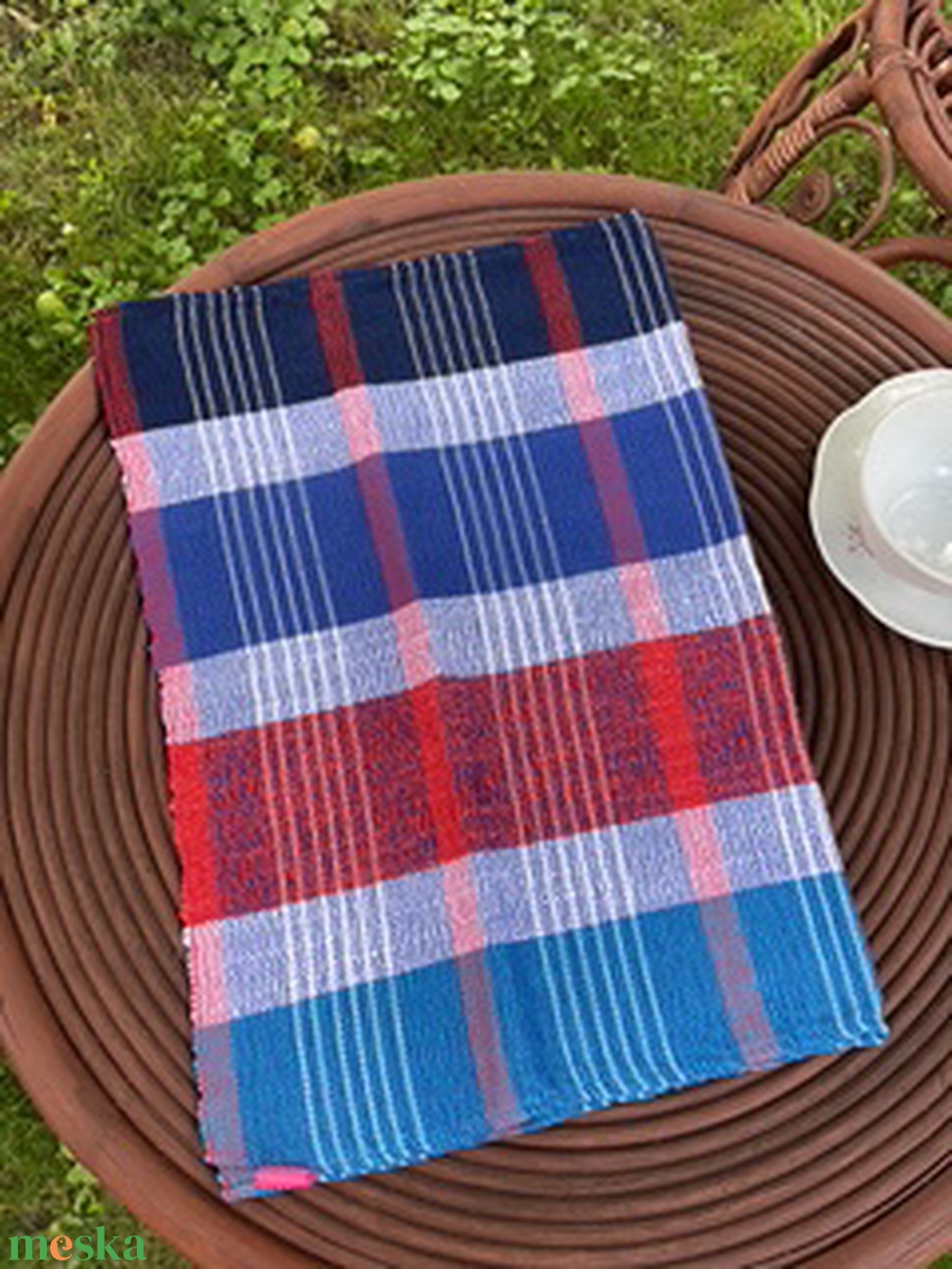 Kézzel szövött konyharuha puha nedvszívó pamutból - otthon & életmód - konyhafelszerelés, tálalás - konyhai textil - konyharuha & törlőkendő - Meska.hu