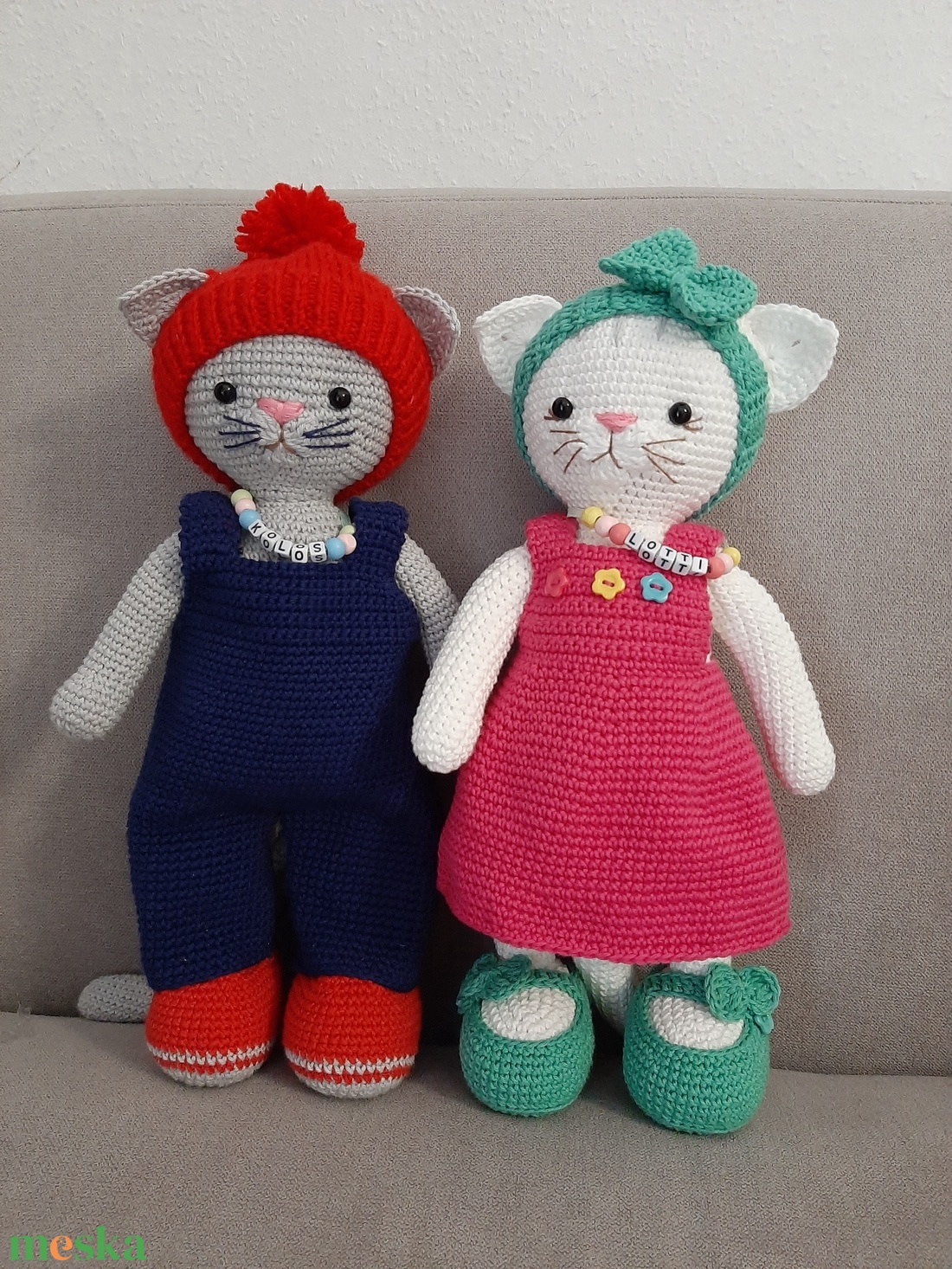 Cicapár Lottinak - játék & sport - plüssállat & játékfigura - cica - Meska.hu