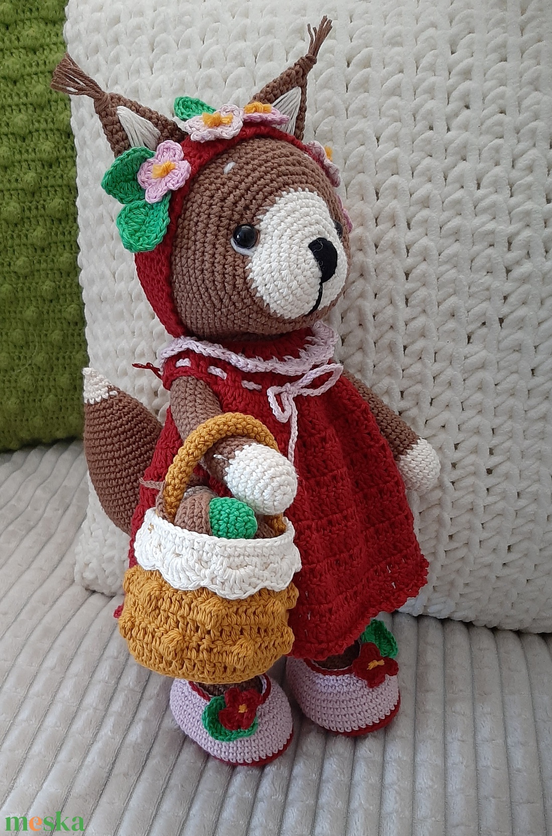 Egy kedves mókus. - játék & sport - plüssállat & játékfigura - más figura - Meska.hu