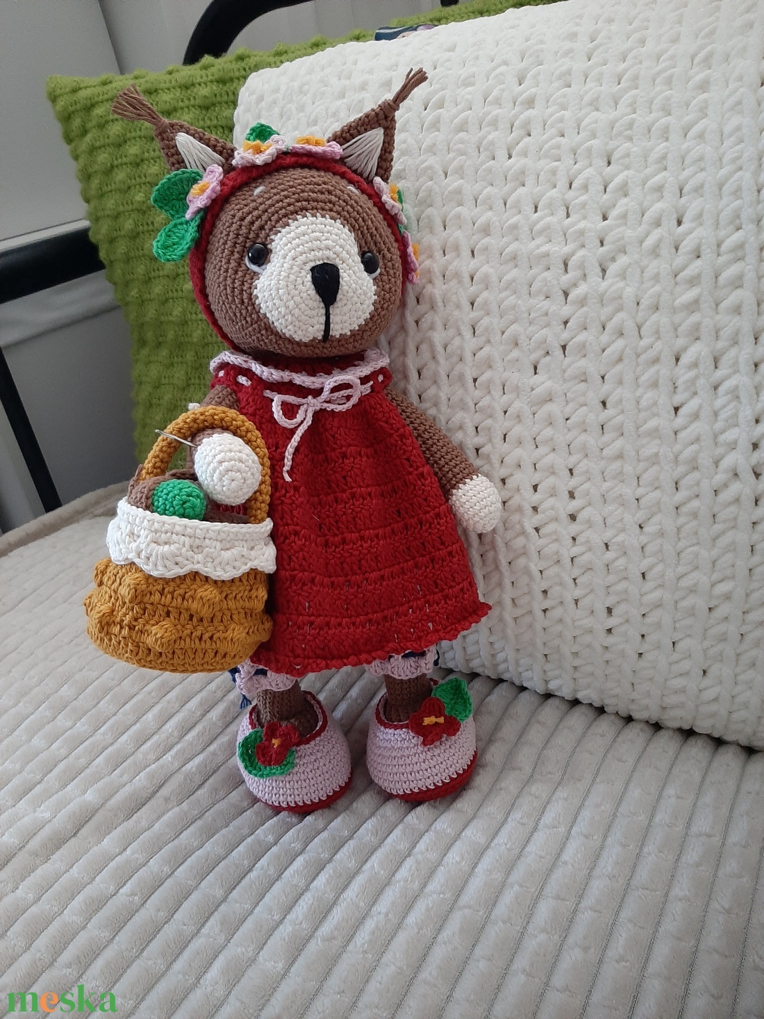 Egy kedves mókus. - játék & sport - plüssállat & játékfigura - más figura - Meska.hu