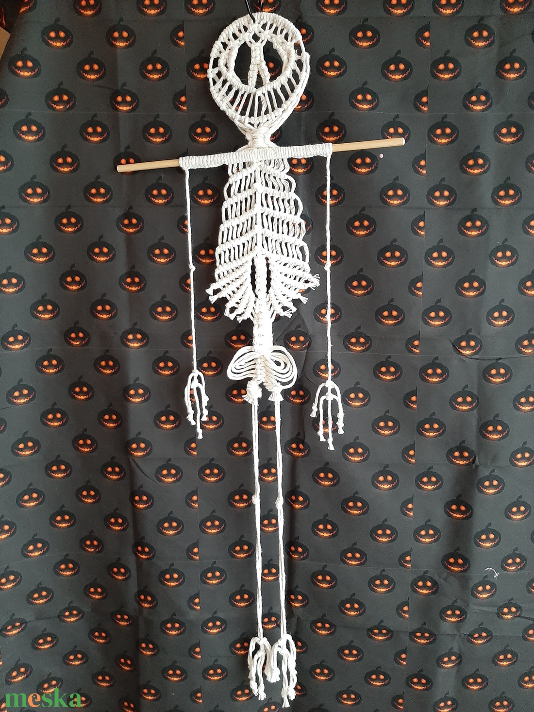 Bohókás csontváz - otthon & életmód - dekoráció - halloween - halloweeni dekoráció - Meska.hu