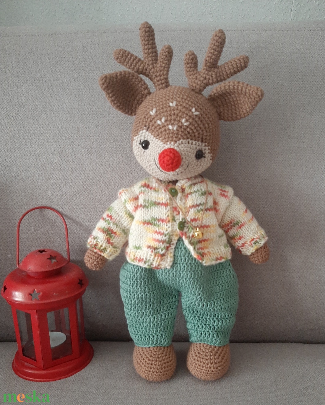 Rudi,a rénszarvas - játék & sport - plüssállat & játékfigura - más figura - Meska.hu