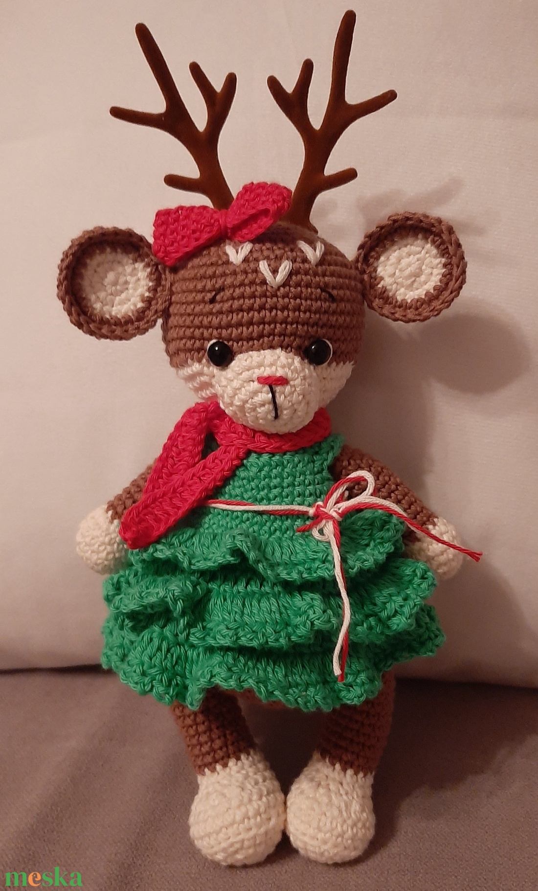 Réni kislány - játék & sport - plüssállat & játékfigura - más figura - Meska.hu