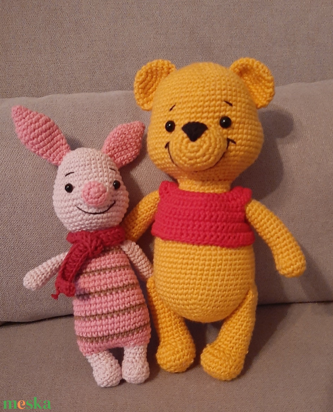 Micimackó malackával. - játék & sport - plüssállat & játékfigura - maci - Meska.hu