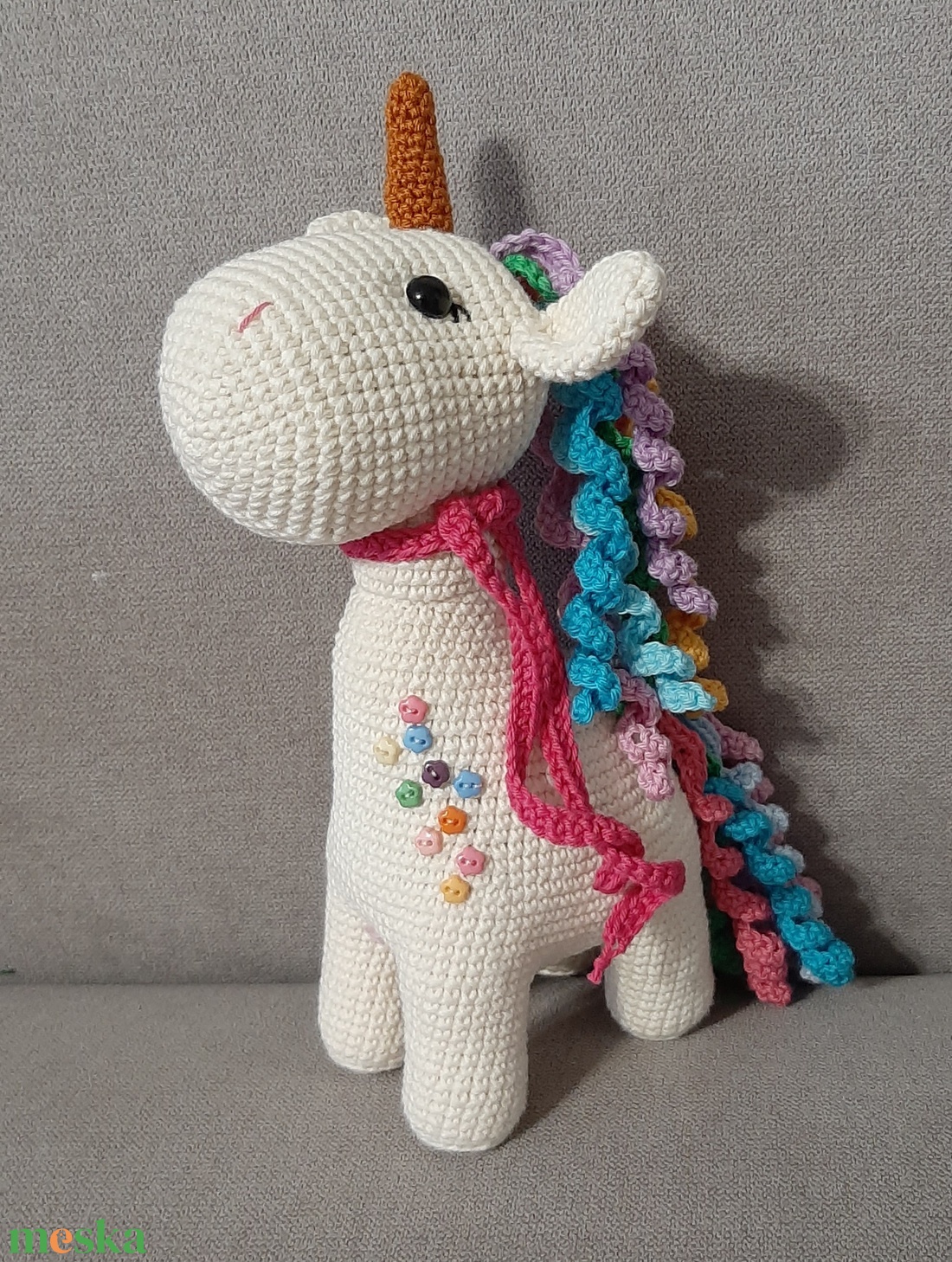 Egyszarvú - játék & sport - plüssállat & játékfigura - ló - Meska.hu