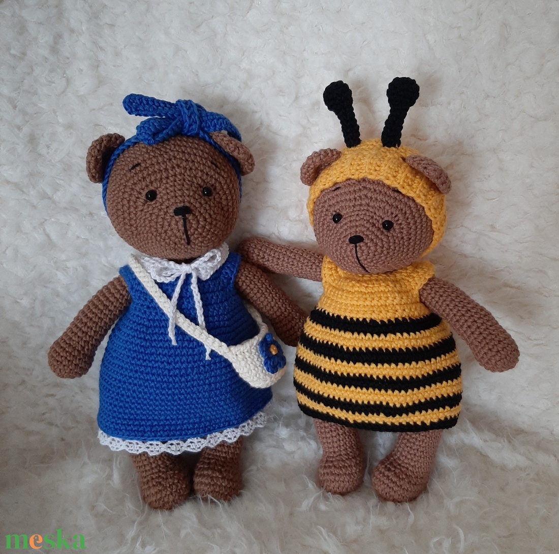 Kismaci kék ruhában. - játék & sport - baba & babaház - baba - Meska.hu